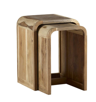 Aspen Solid Wood Nest of 2 Tables