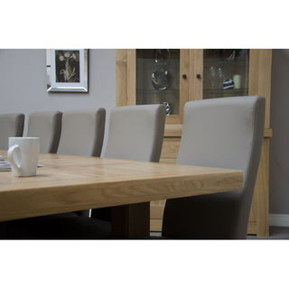 Twin panel large extending table, Oak Wood