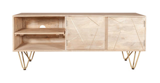 Light Gold Plasma TV Cabinet