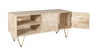Light Gold Plasma TV Cabinet
