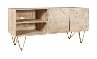 Light Gold Plasma TV Cabinet