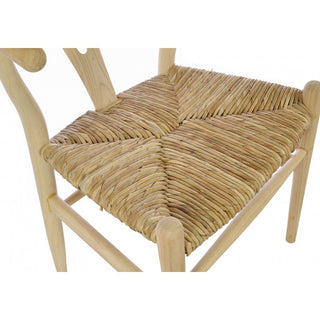 Sungkai Chair with Rush Seat