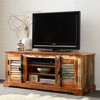 Reclaimed Wood TV Stand – Sustainable & Handcrafted