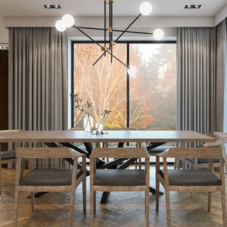 Piko Dining Set, Oak Wood