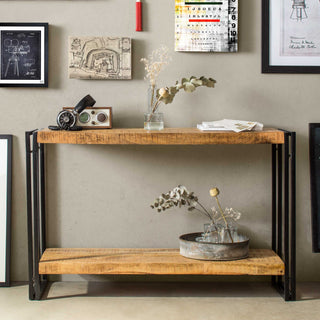 Reclaimed Industrial Console Table