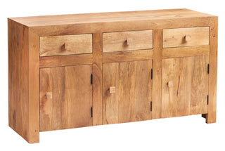 Solid Mango Wood Wide Sideboard