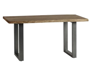 Live Edge Acacia Wood Dining Table
