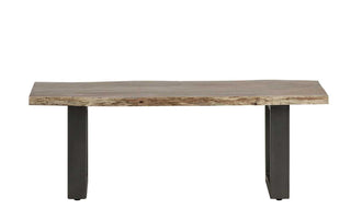 Solid Acacia Wood Live Edge Dining Bench