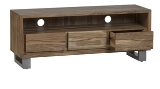 Live Edge Solid Acacia Wood TV Stand