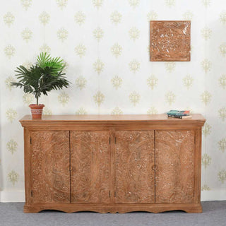 Whitewash Mango Wood Large Sideboard