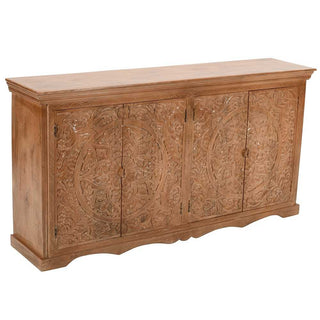 Whitewash Mango Wood Large Sideboard