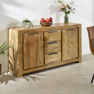 Large Solid Wood Sideboard