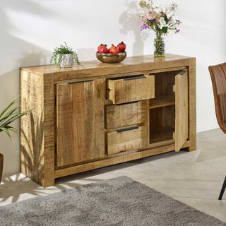 Large Solid Wood Sideboard