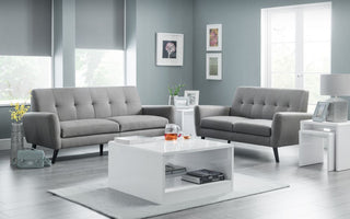 Monza Grey Linen Fabric Sofa Bed