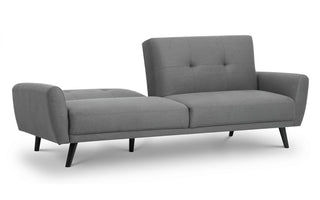 Monza Grey Linen Fabric Sofa Bed