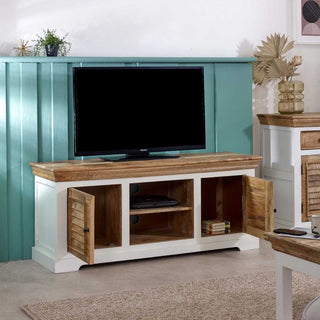Alfie Handcrafted Mango Wood TV Cabinet