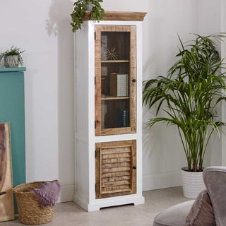 Alfie Bookcase/Display Cabinet - 3 Shelves & 1 Door