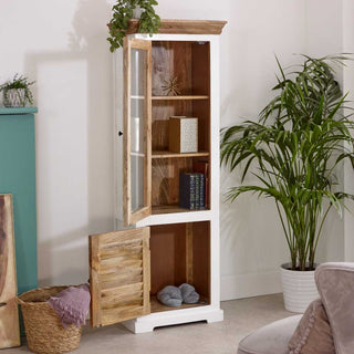 Alfie Bookcase/Display Cabinet - 3 Shelves & 1 Door