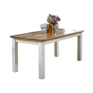 Two-Tone Mango Wood Dining Table