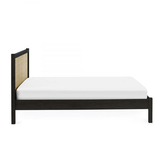 Padstow Rattan Bed in Black