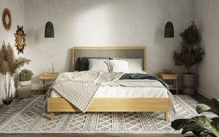 Piko Bed, Oak Wood