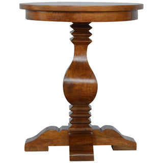 Pedestal Occasional Table, Granary Effect