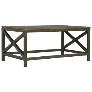 Cross Metal Coffee Table