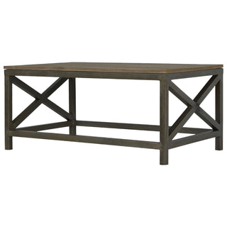 Cross Metal Coffee Table