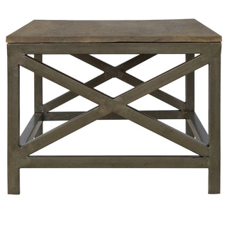 Cross Metal Coffee Table