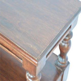 Turned Leg Console Table