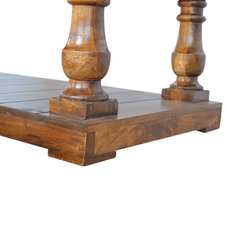 Turned Leg Country Coffee Table