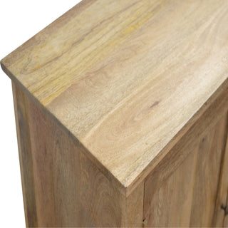 Mango Wood Classic Cabinet, Oak Finish