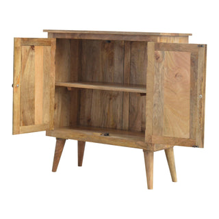 Mango Wood Classic Cabinet, Oak Finish