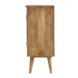 Mango Wood Classic Cabinet, Oak Finish