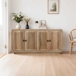 Mango Wood 4 Doors Large Sideboard