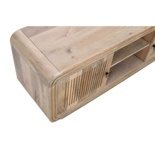 Carved Mango Wood 2 Doors TV Cabinet