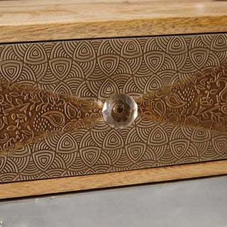 Reclaimed Solid Wood 4 Drawer Coffee Table