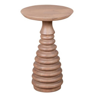 Cane & Mango Wood Side Table