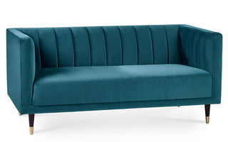 Salma Teal 2 Seater Sofa