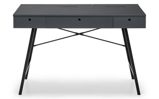 Trianon 3 Drawer Desk, Grey