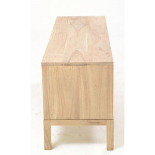 Mindi Wood Rattan TV Stand