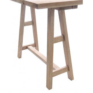 Trestle Dining Table, Mahogany Wood